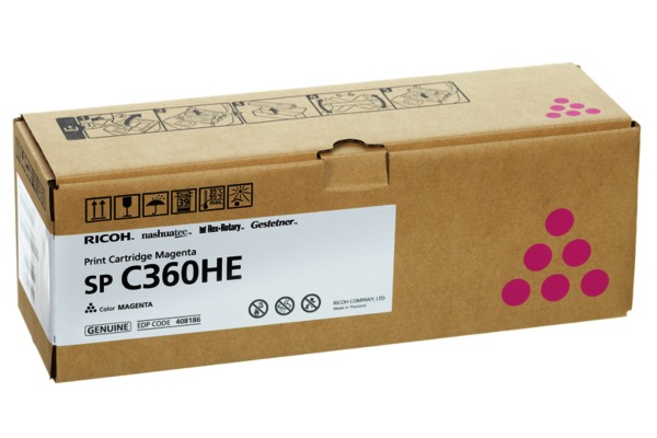 RICOH Toner Magenta 408186 SP C360 361 5 000 Seiten Paul Morger AG